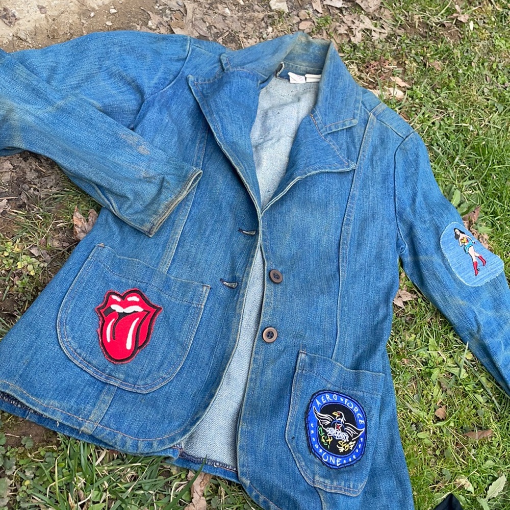 Vintage one of a kind Wrangler jean jacket
